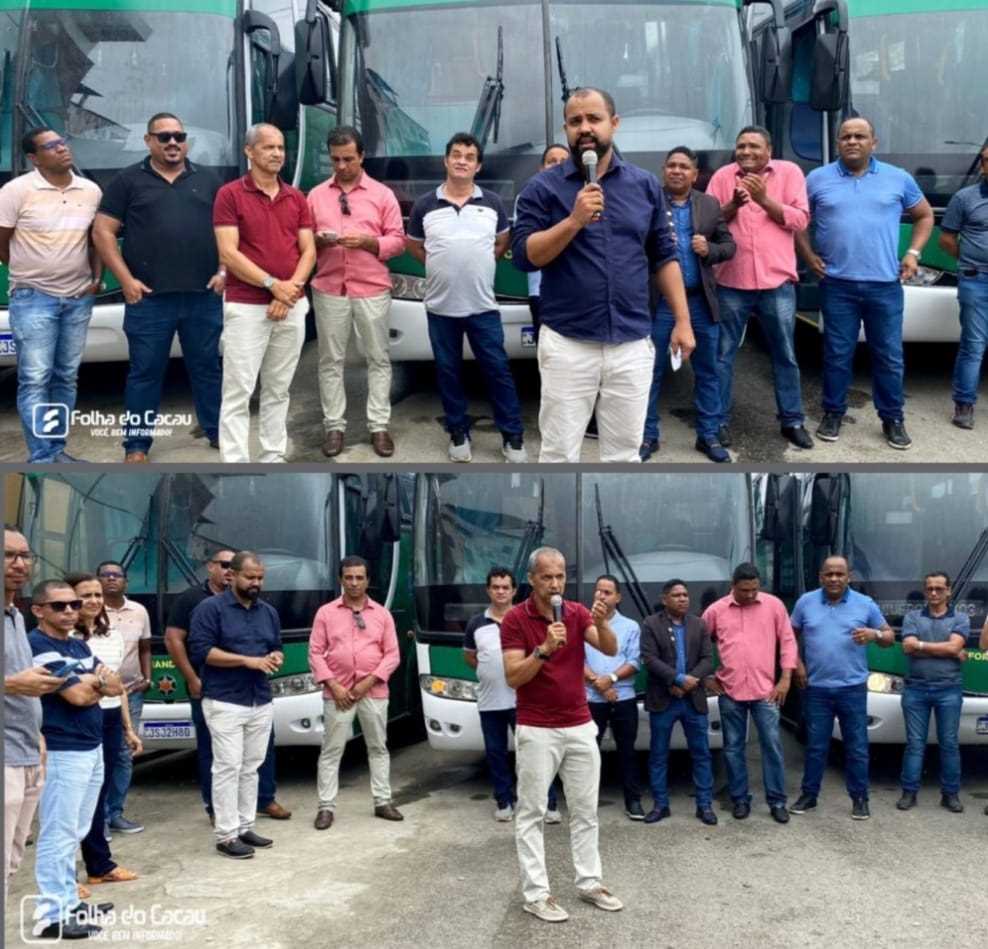 *Camacã: Câmara de Vereadores e Prefeitura realizam sonho e presenteiam os universitários com três ônibus.*
